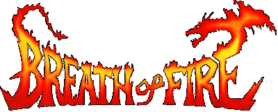 Breath of Fire logo for Super Nintendo